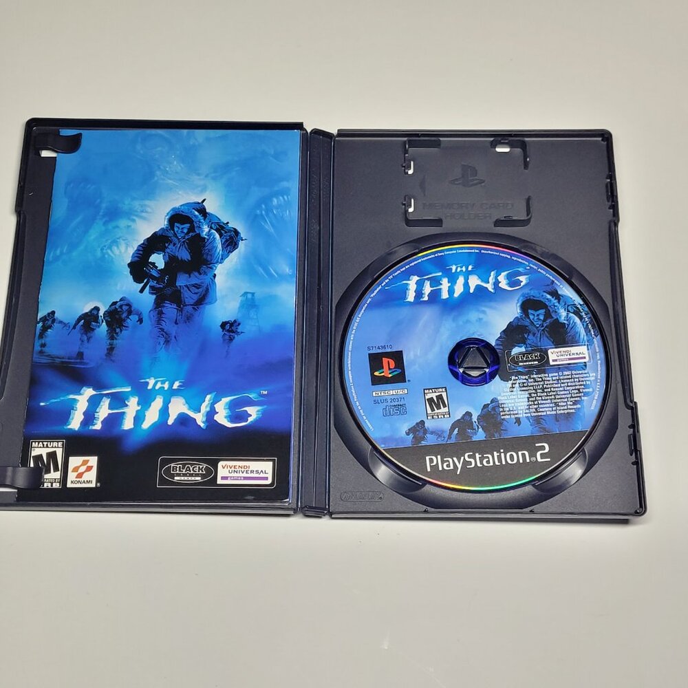 The Thing Playstation 2 PS2 complete cib video game survival horror